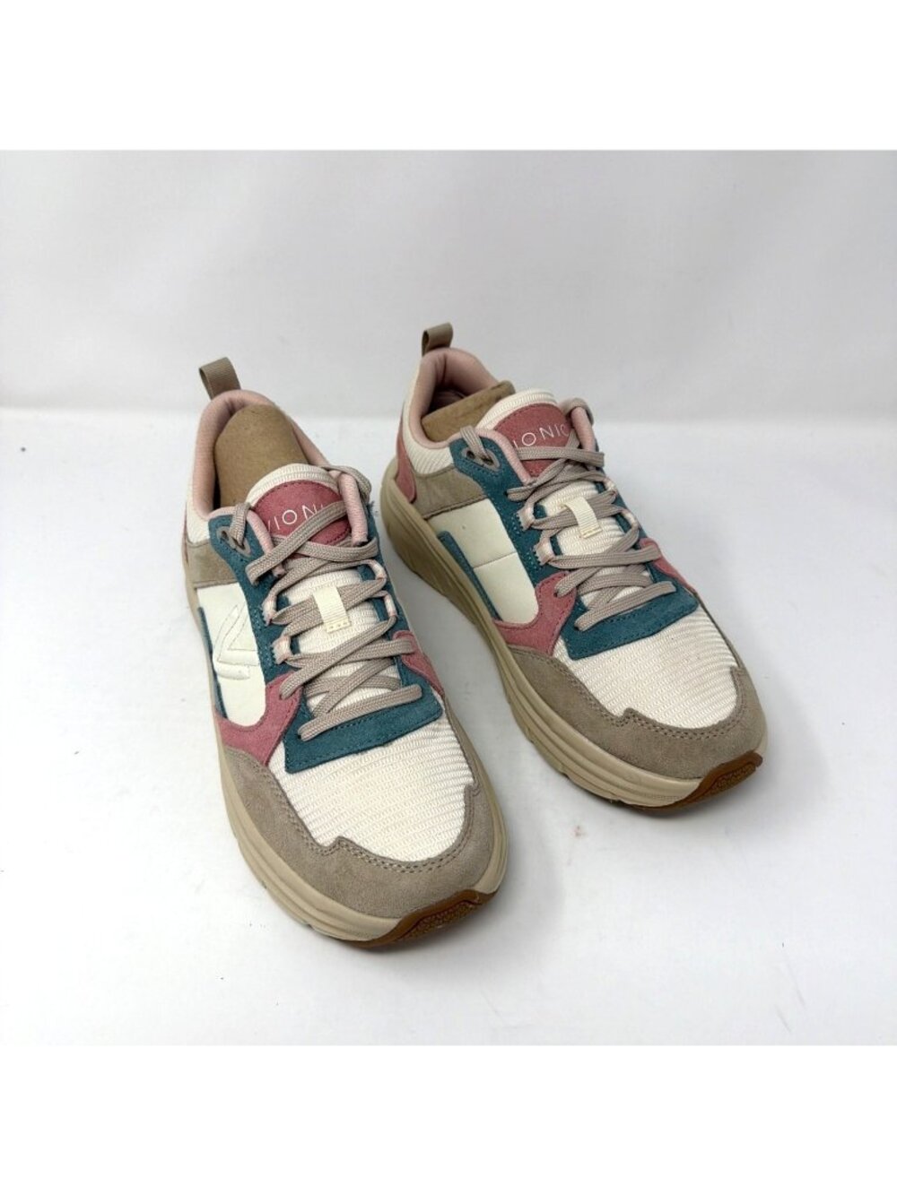 Vionic Walk Max Skyline Women's Cobblestone Multi Walking Sneakers Size 9.5